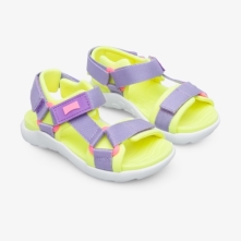 Camper Wous Sandals Purple / Yellow - Kids Singapore BPTNTE-085